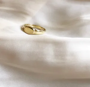 14k Baby signet ring