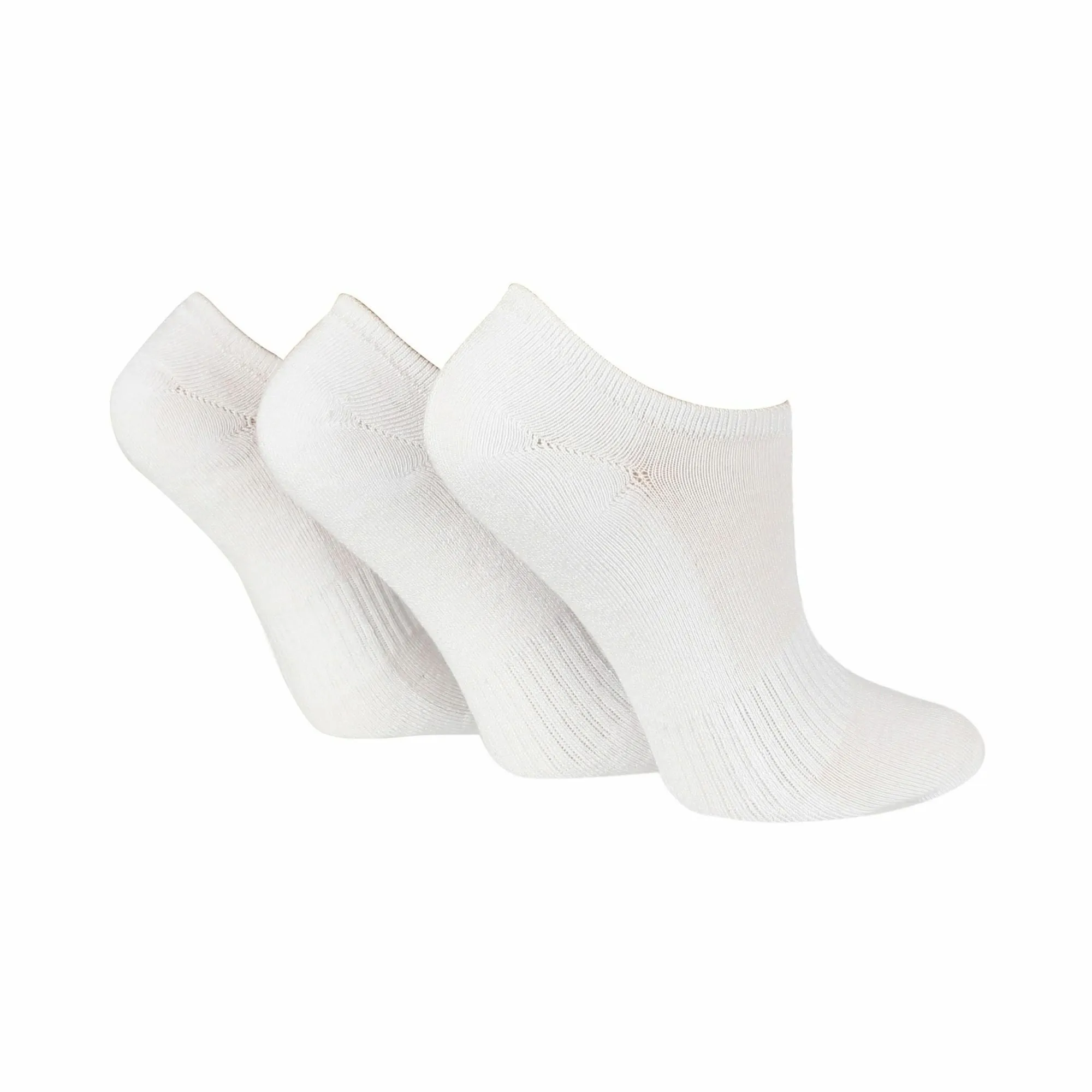 3 Pack Ladies Bamboo Low Cut Trainer Ankle Socks