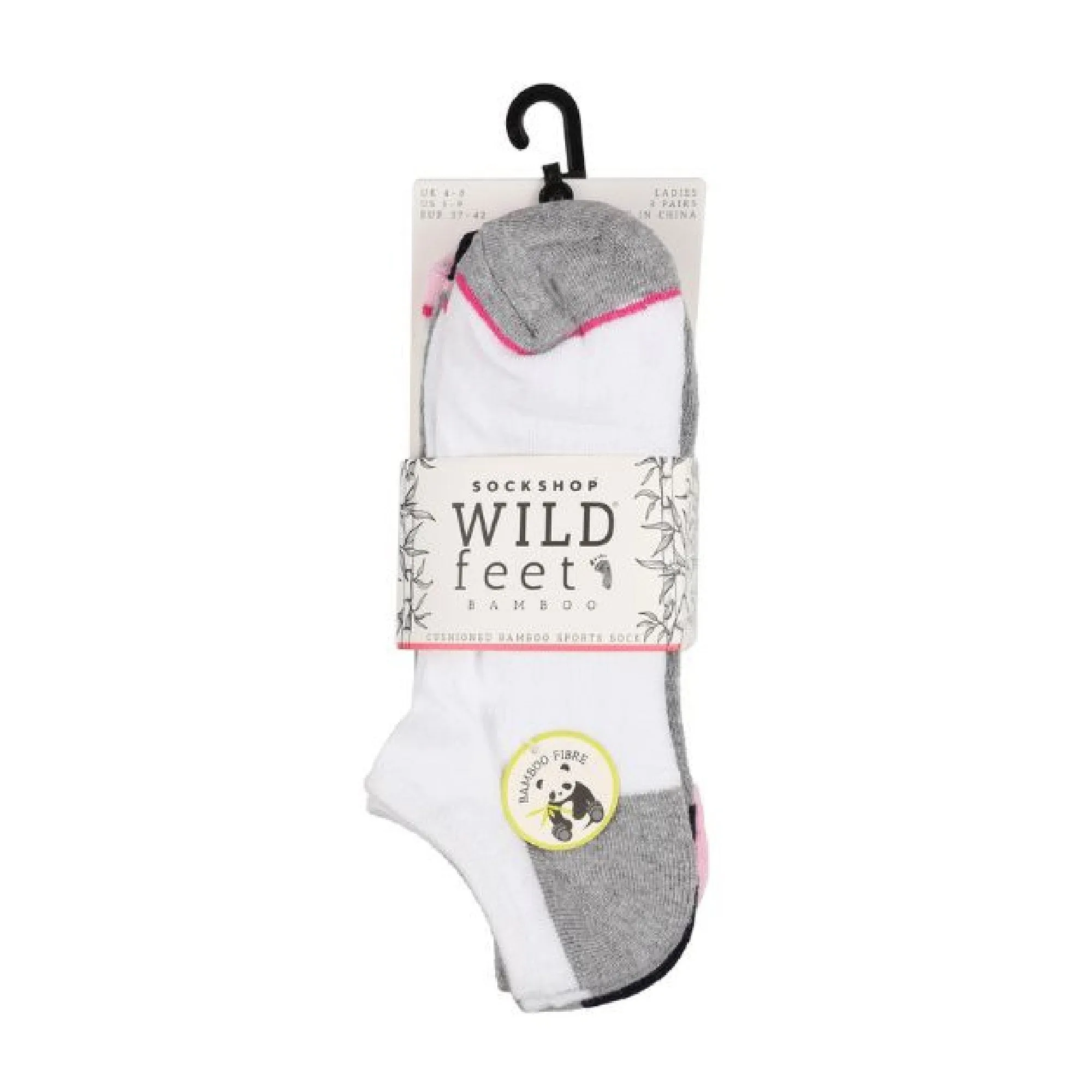 3 Pack Ladies Bamboo Low Cut Trainer Ankle Socks