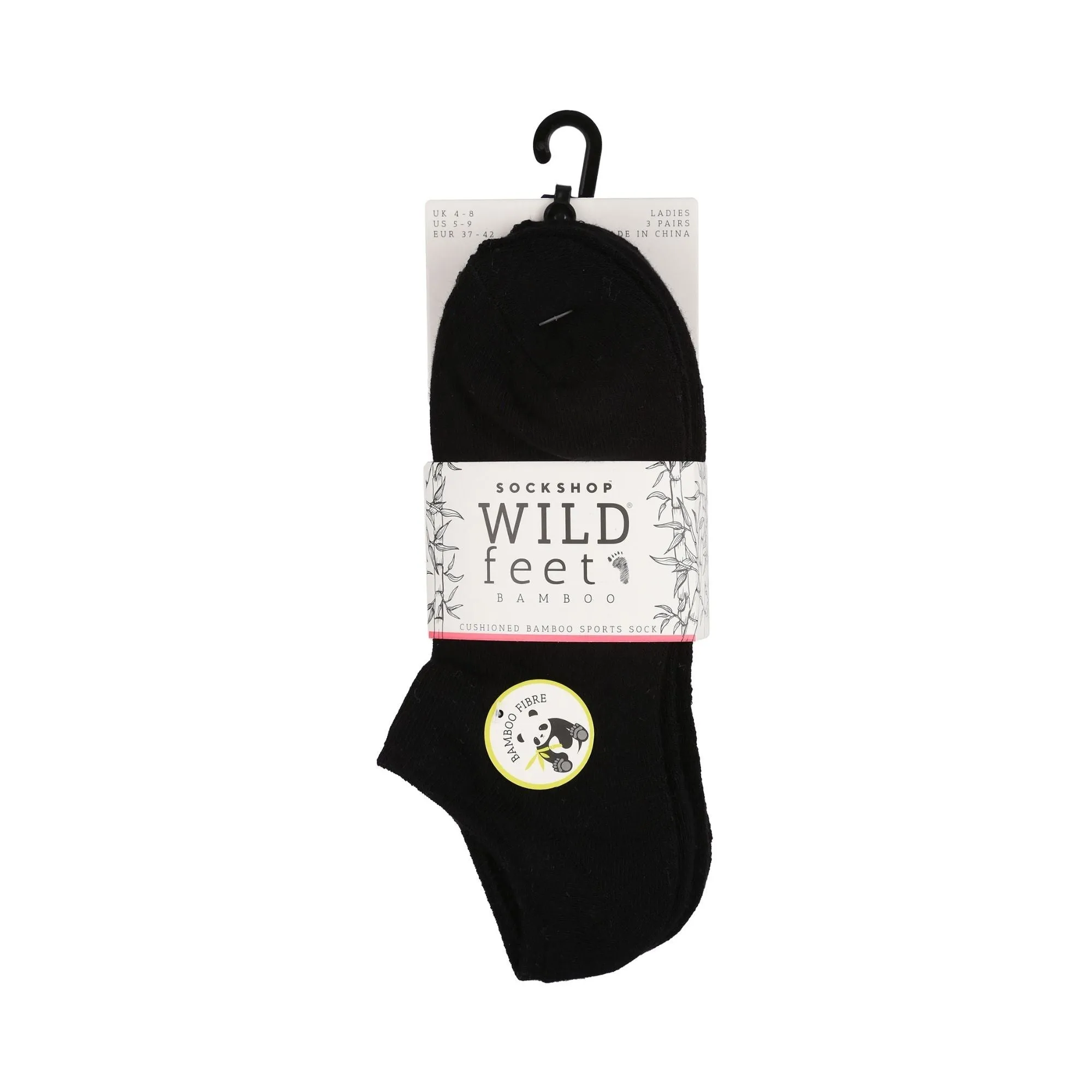 3 Pack Ladies Bamboo Low Cut Trainer Ankle Socks