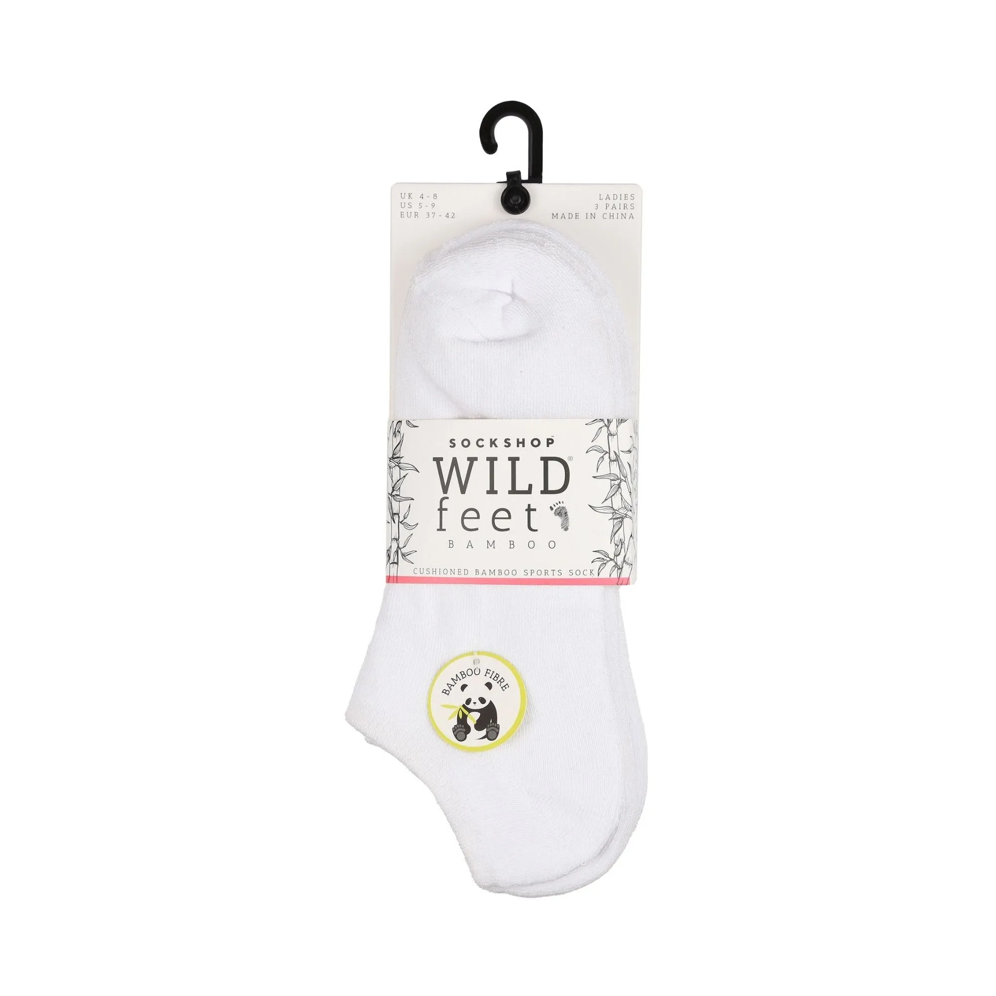 3 Pack Ladies Bamboo Low Cut Trainer Ankle Socks