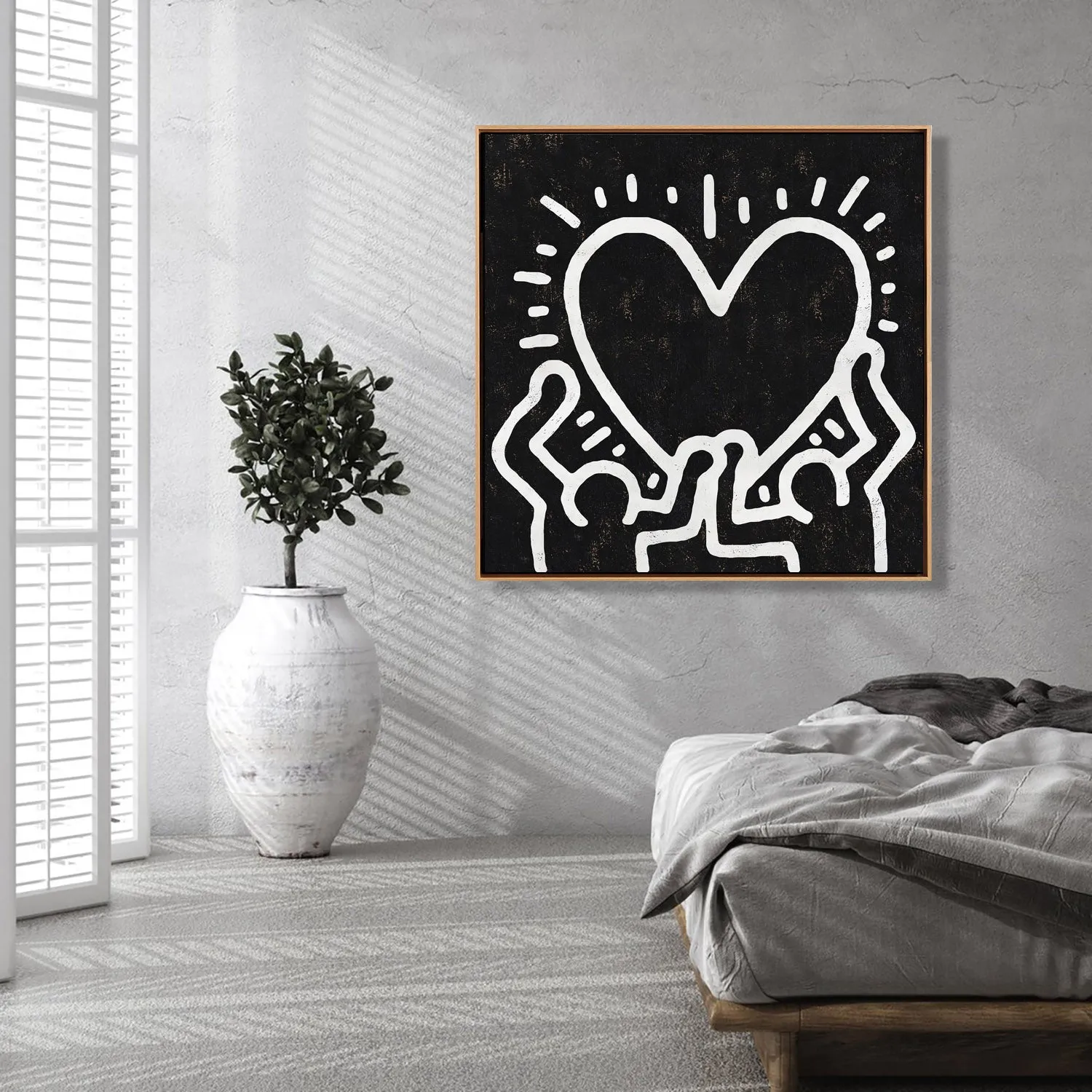 Abstract Dancing Man Painting H302SR