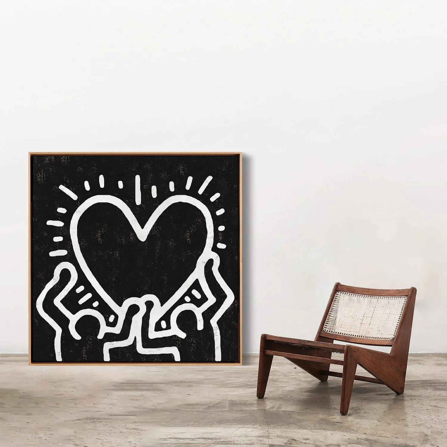Abstract Dancing Man Painting H302SR