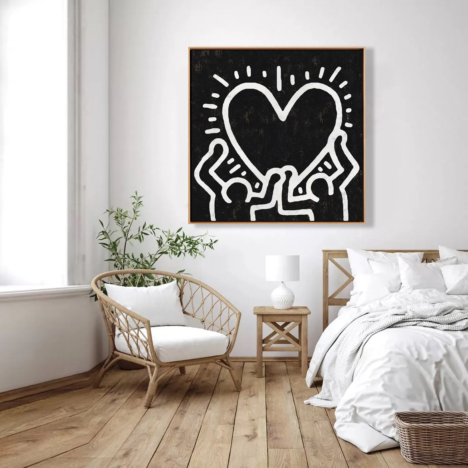 Abstract Dancing Man Painting H302SR