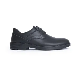 AS6 Leather Black Oxford Shoe - Men's Footwear by Koka Store
