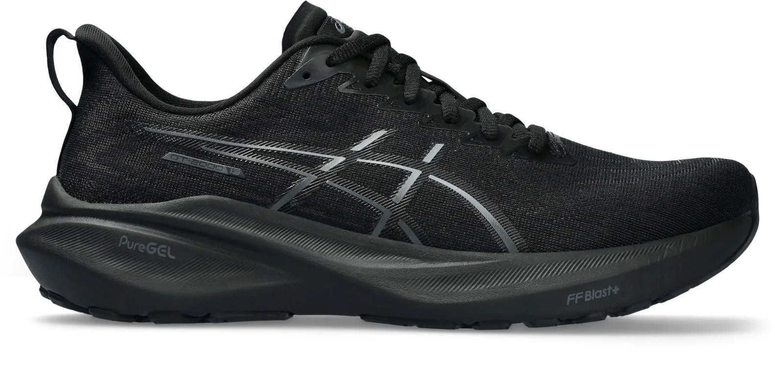 Asics Mens GT 2000 13 (2E) - Black/Black