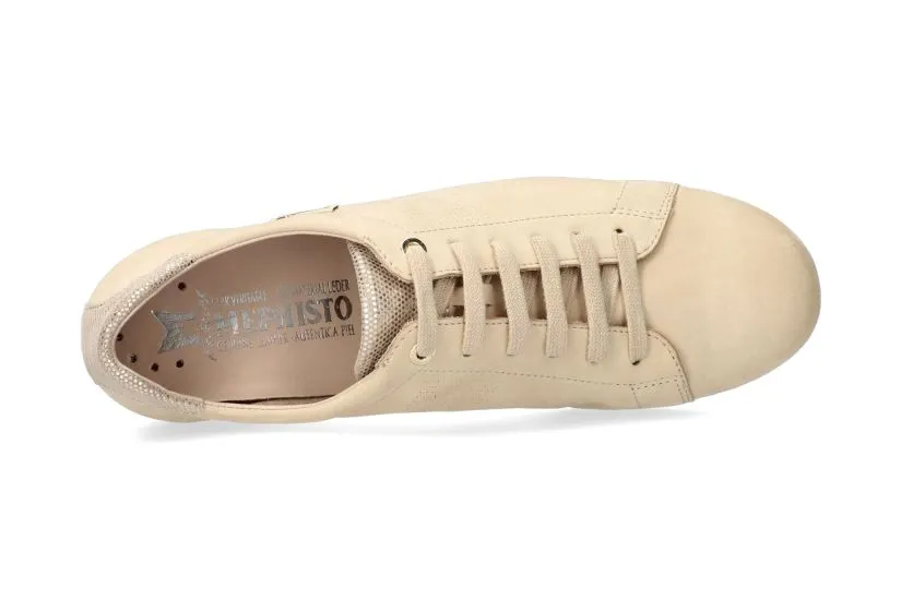 'Bessy' women's lace-up shoe - Beige