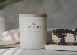 Blueberry Cheesecake | White Coconut Soy Wax Candle
