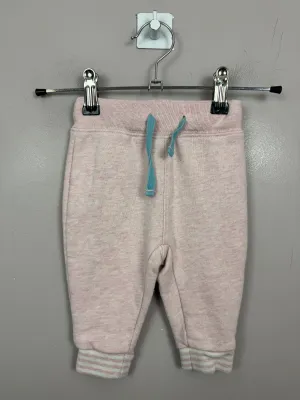 Boden Pale Pink Joggers 3-6m