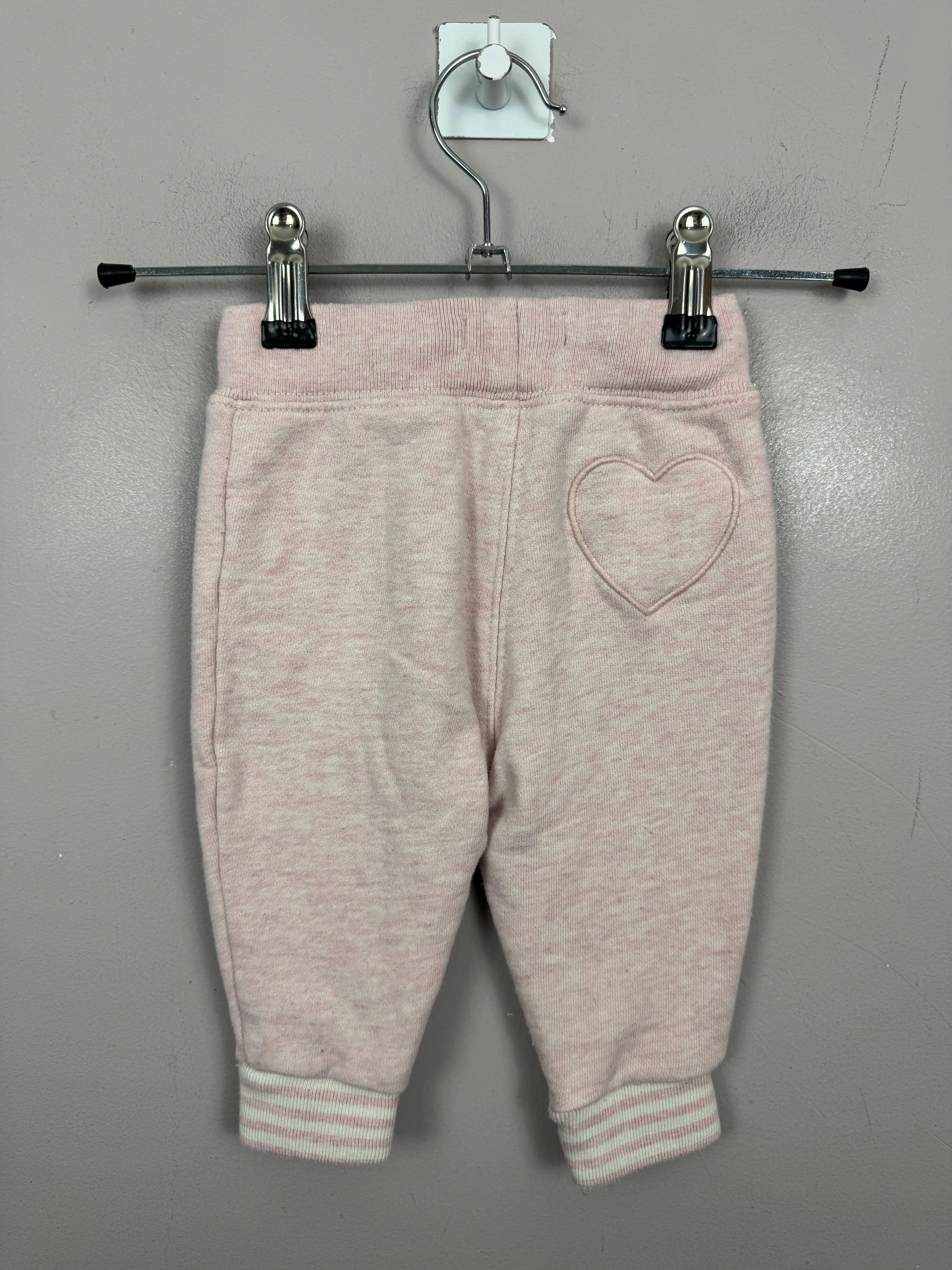 Boden Pale Pink Joggers 3-6m