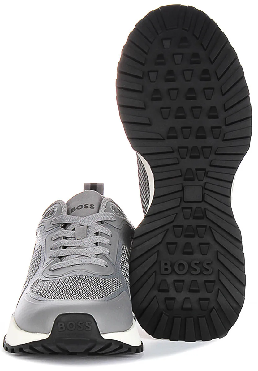 Boss Jonah Runner Meth In Grey For Men