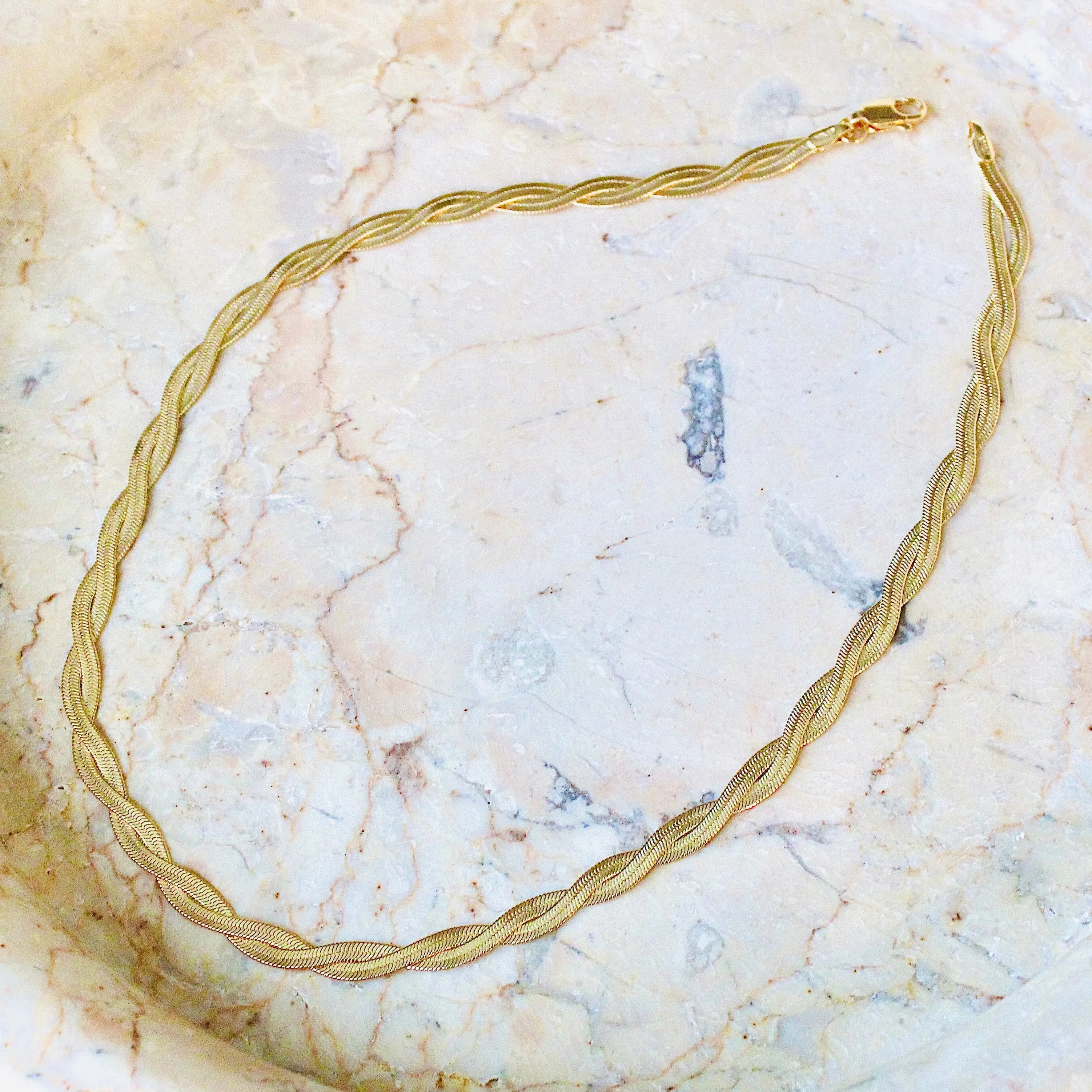 Braided Snake Chain Necklace