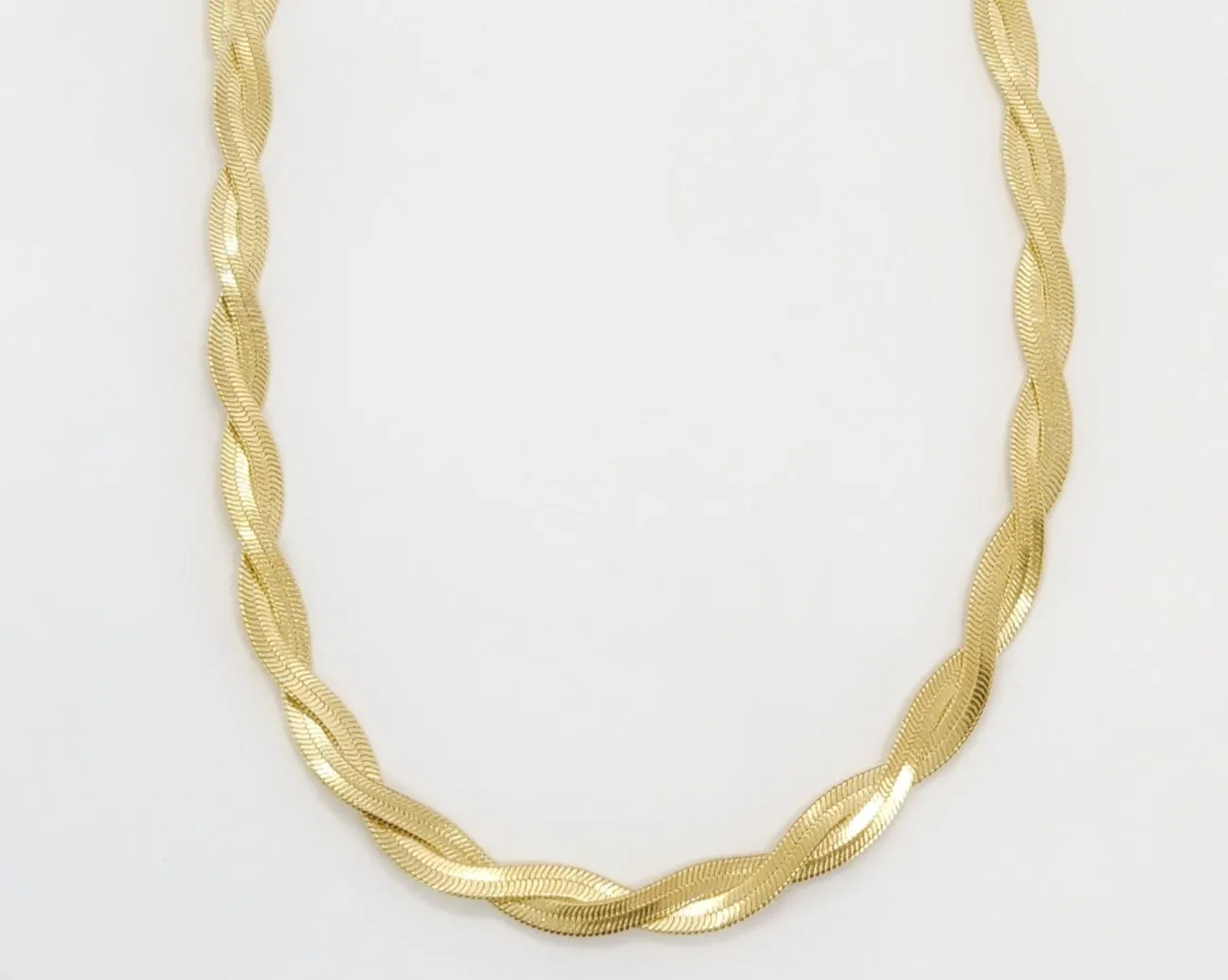 Braided Snake Chain Necklace