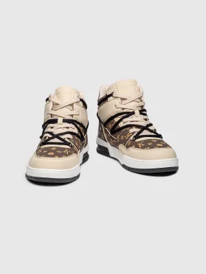 Brown Logomania High Sneakers