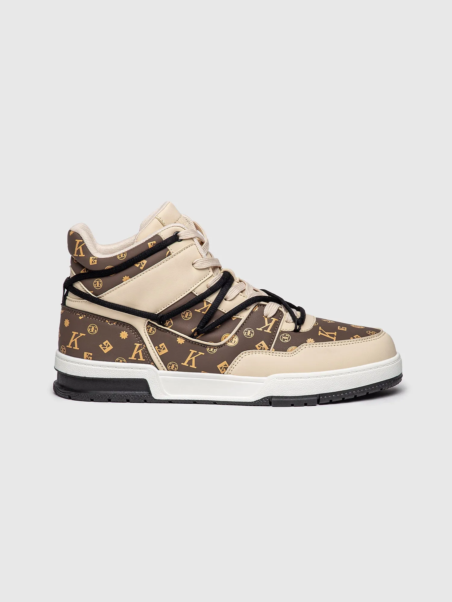 Brown Logomania High Sneakers