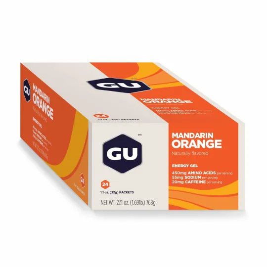 Caja de Geles Mandarin Orange 24 GU Energy