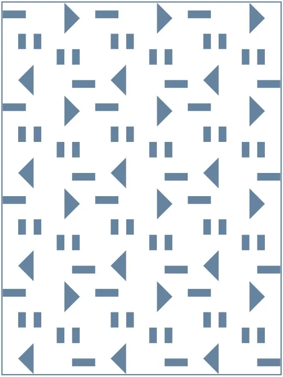 Candy Bar Quilt Block Pattern