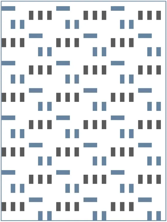 Candy Bar Quilt Block Pattern