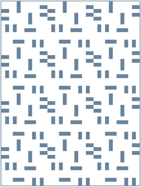Candy Bar Quilt Block Pattern