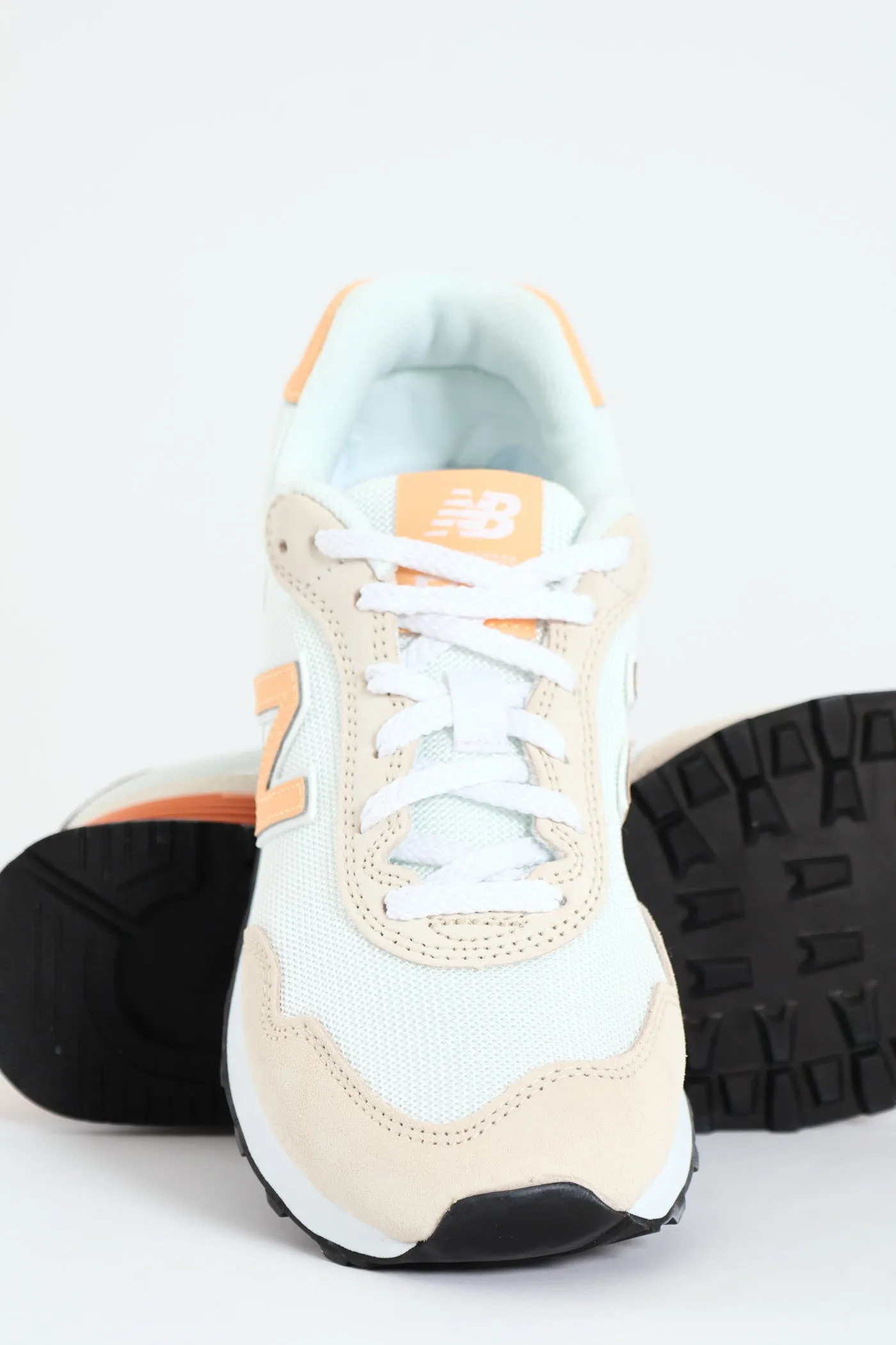 Classic Basic Lace Up Sneaker - Beige/White