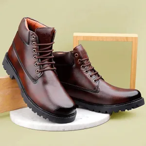 Classy Casual Lace-Up Ankle Boot For Men's-UniqueandClassy