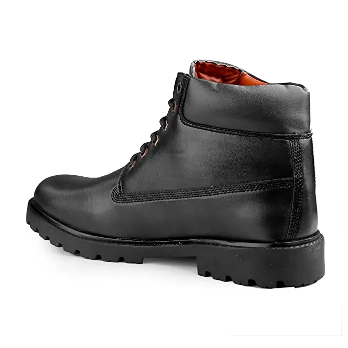 Classy Casual Lace-Up Ankle Boot For Men's-UniqueandClassy
