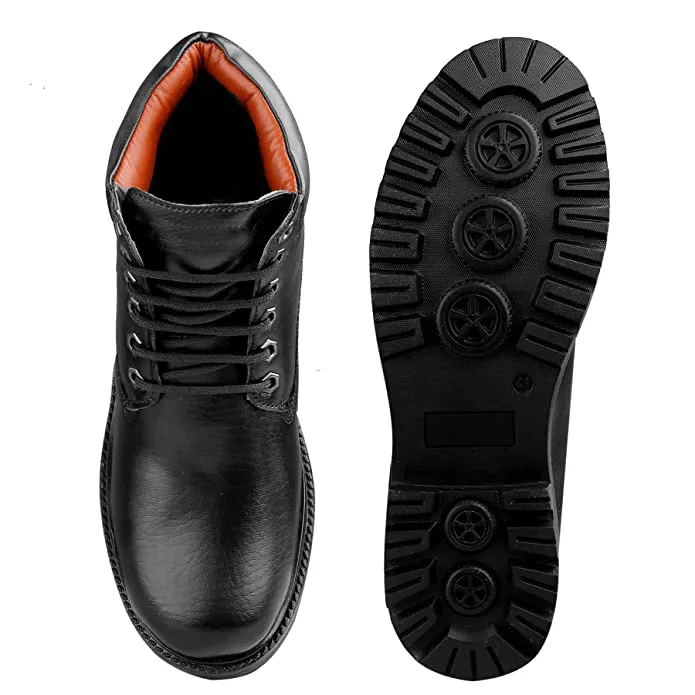 Classy Casual Lace-Up Ankle Boot For Men's-UniqueandClassy
