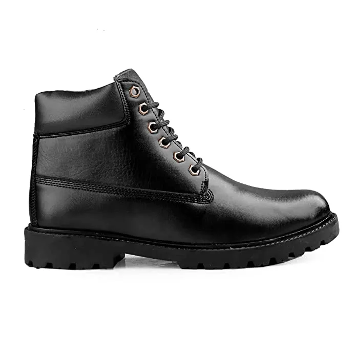Classy Casual Lace-Up Ankle Boot For Men's-UniqueandClassy