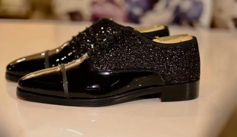 Classy Shiny Party Wear Shoes With Lace-Up For All Season-Unique and Classy