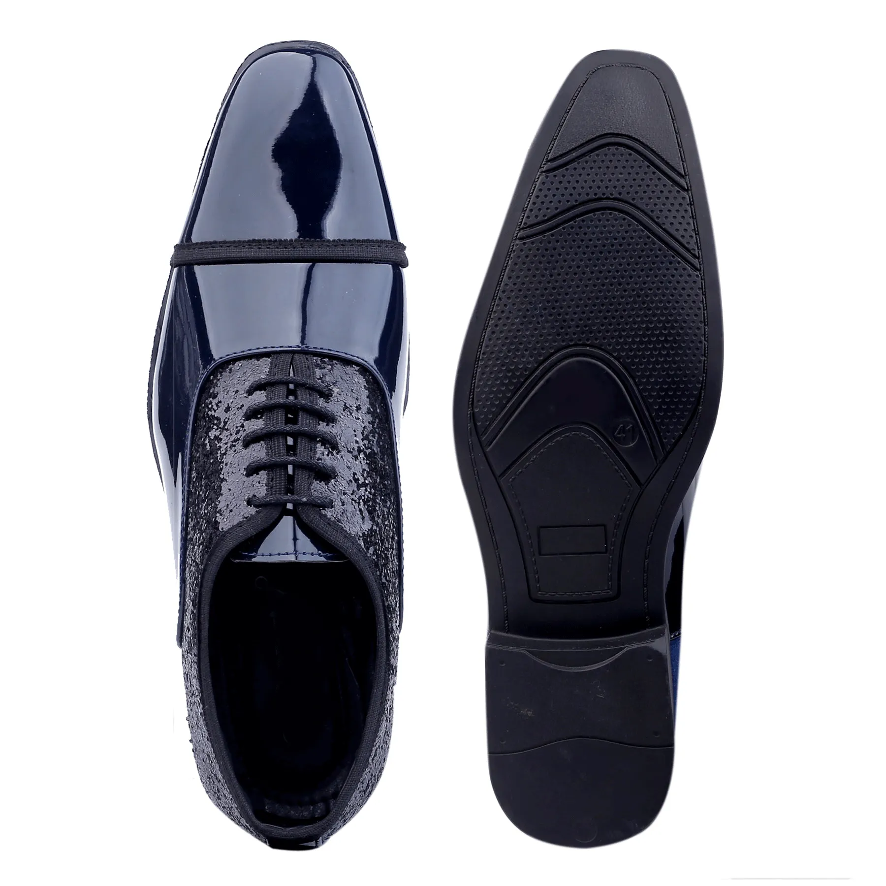 Classy Shiny Party Wear Shoes With Lace-Up For All Season-Unique and Classy