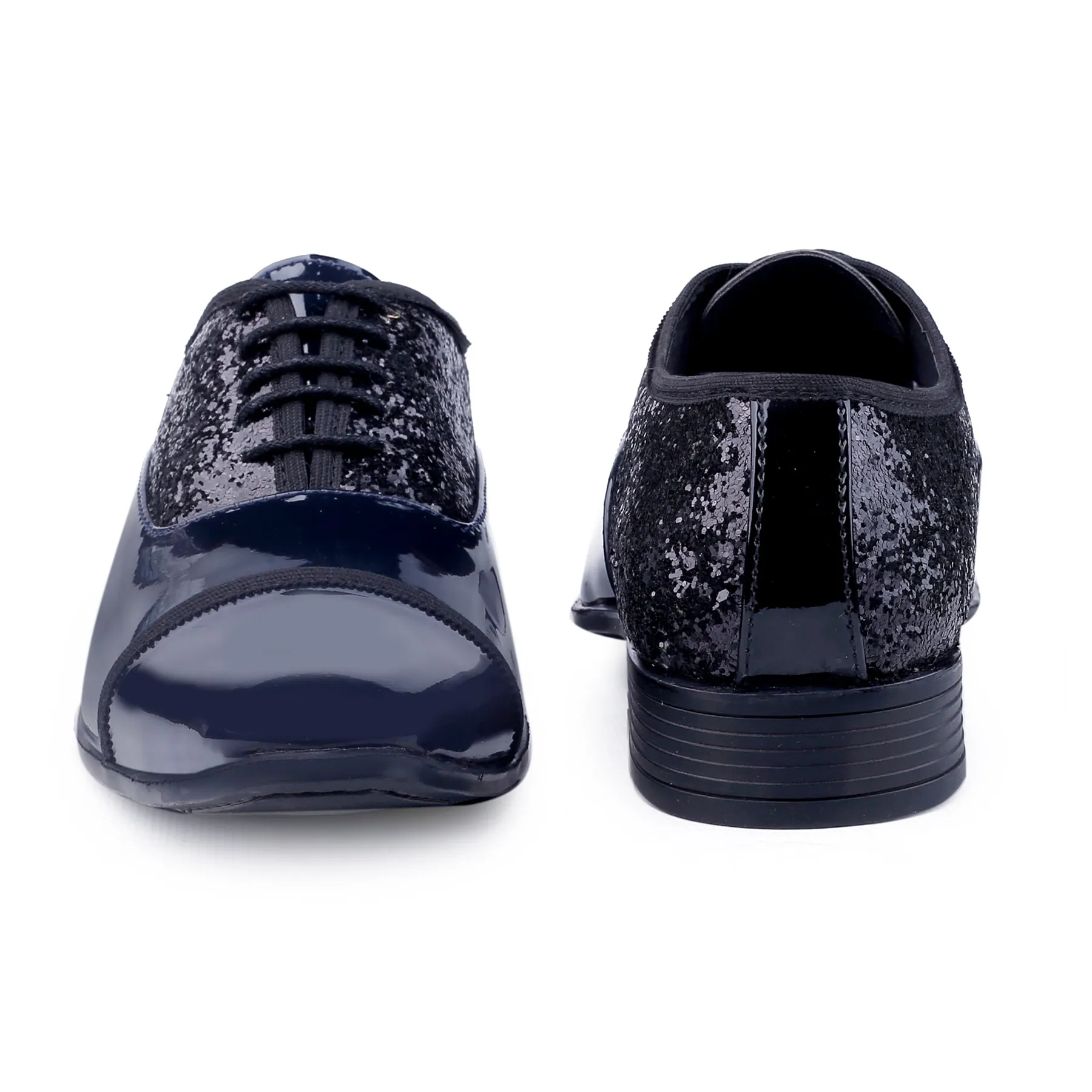 Classy Shiny Party Wear Shoes With Lace-Up For All Season-Unique and Classy