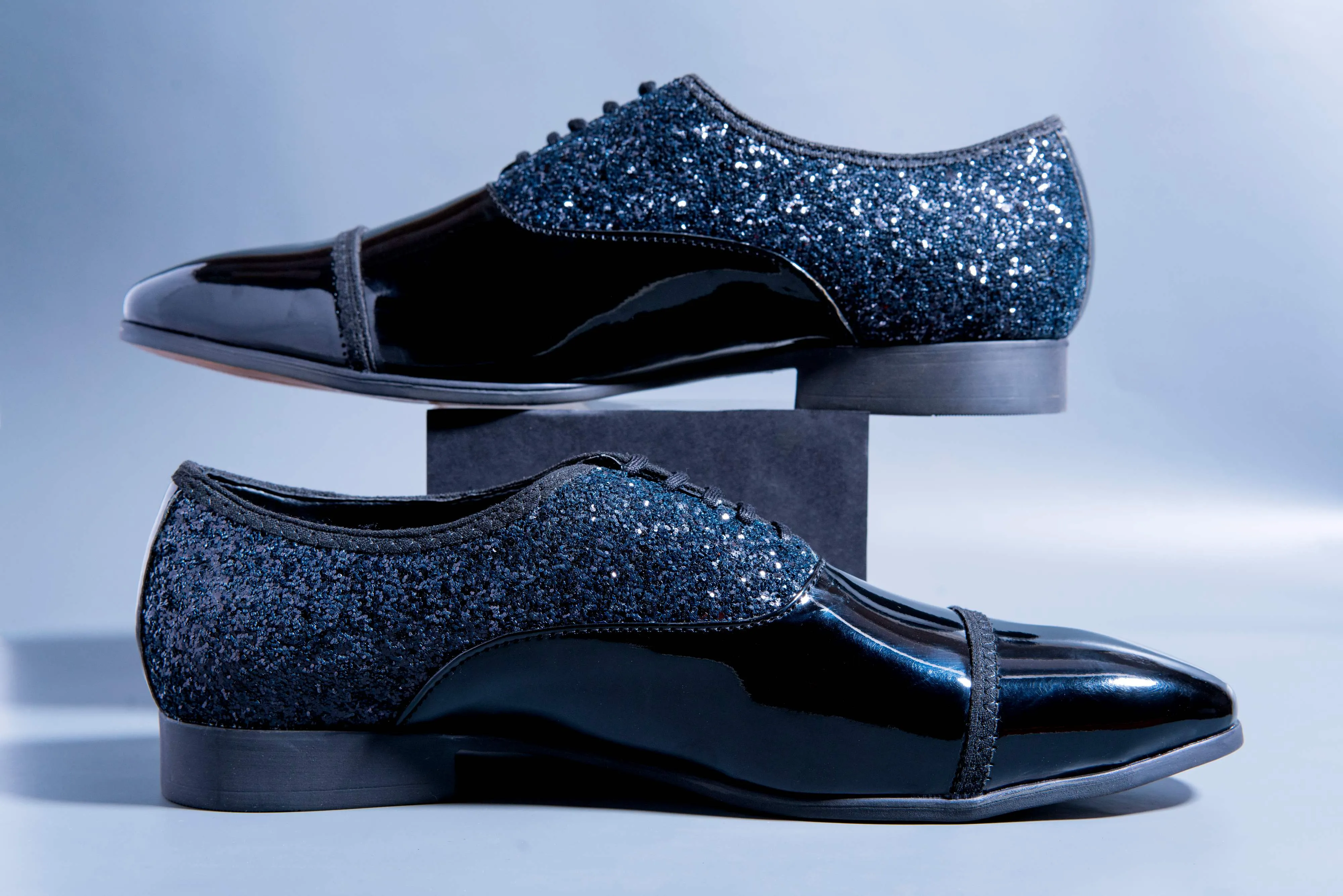 Classy Shiny Party Wear Shoes With Lace-Up For All Season-Unique and Classy