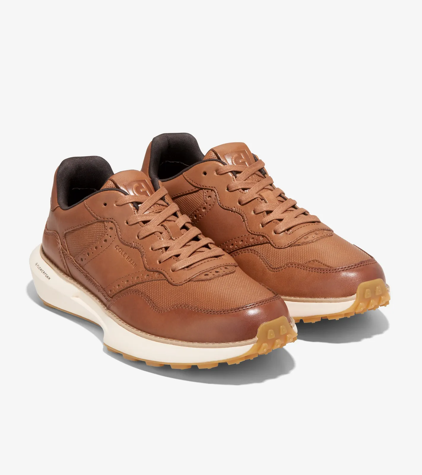 Cole Haan Men's GrandPrø Ashland Sneaker British Tan-Ivory C37392