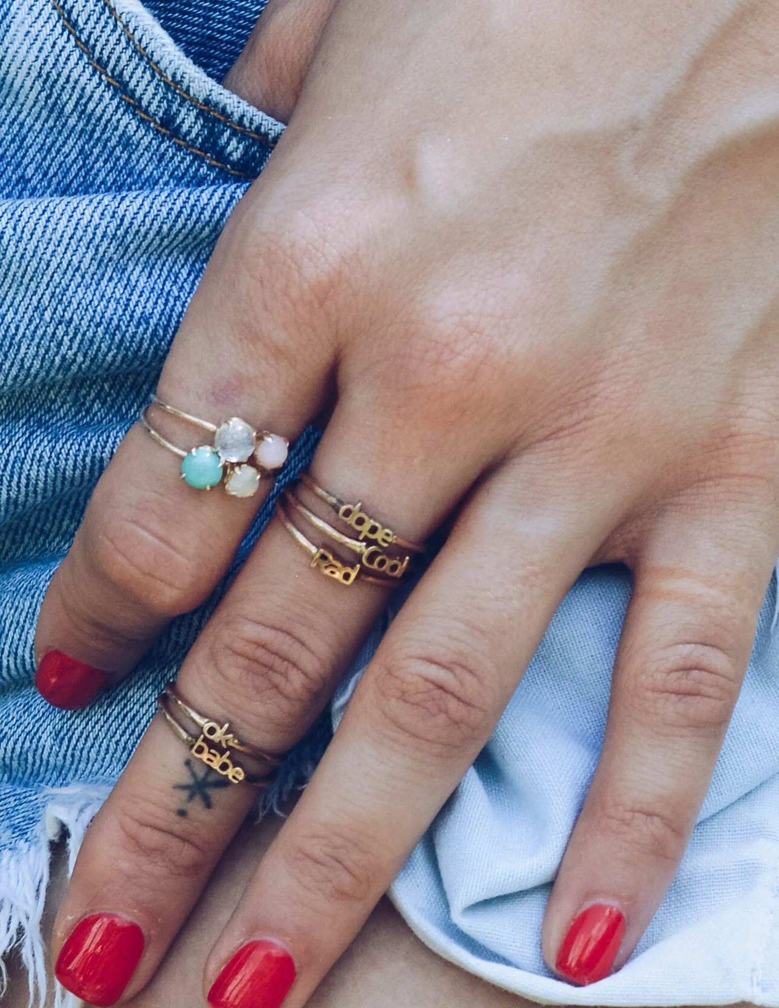 Cool Mom Ring Set