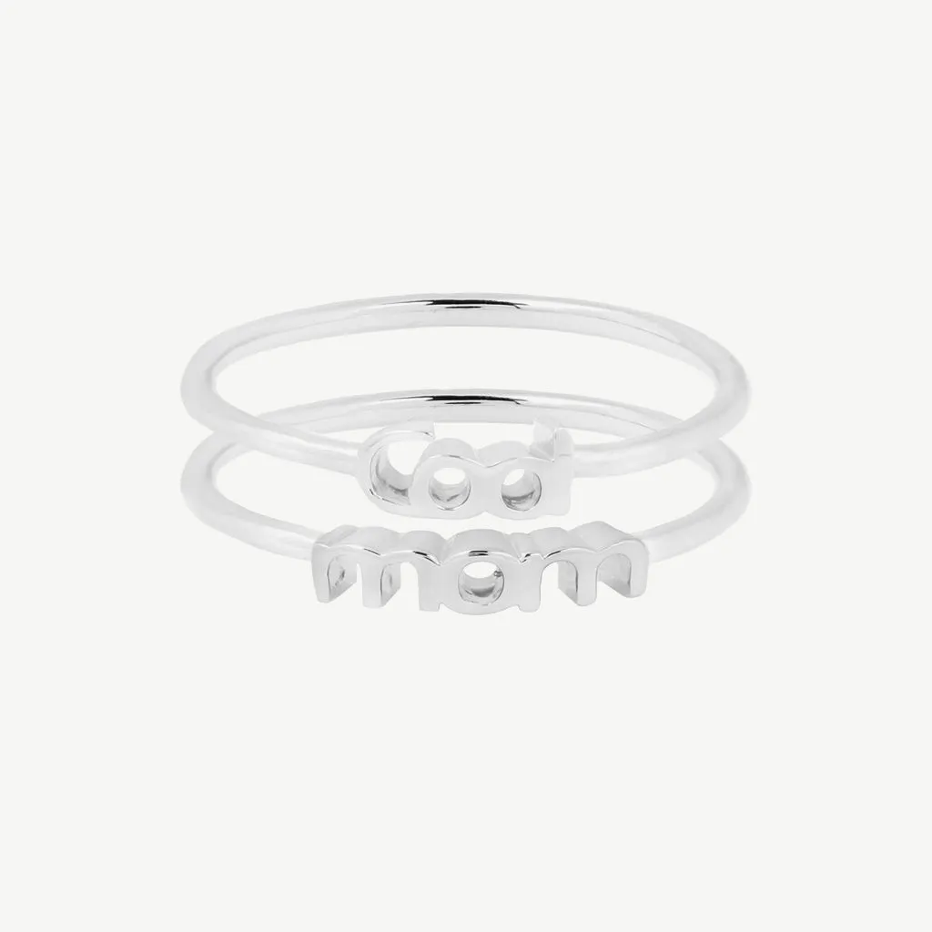 Cool Mom Ring Set