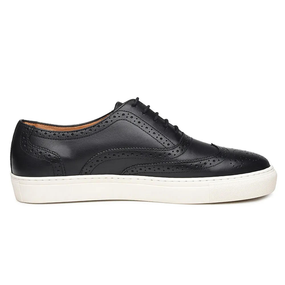 Cullen Black Lace Up Formal Sneaker