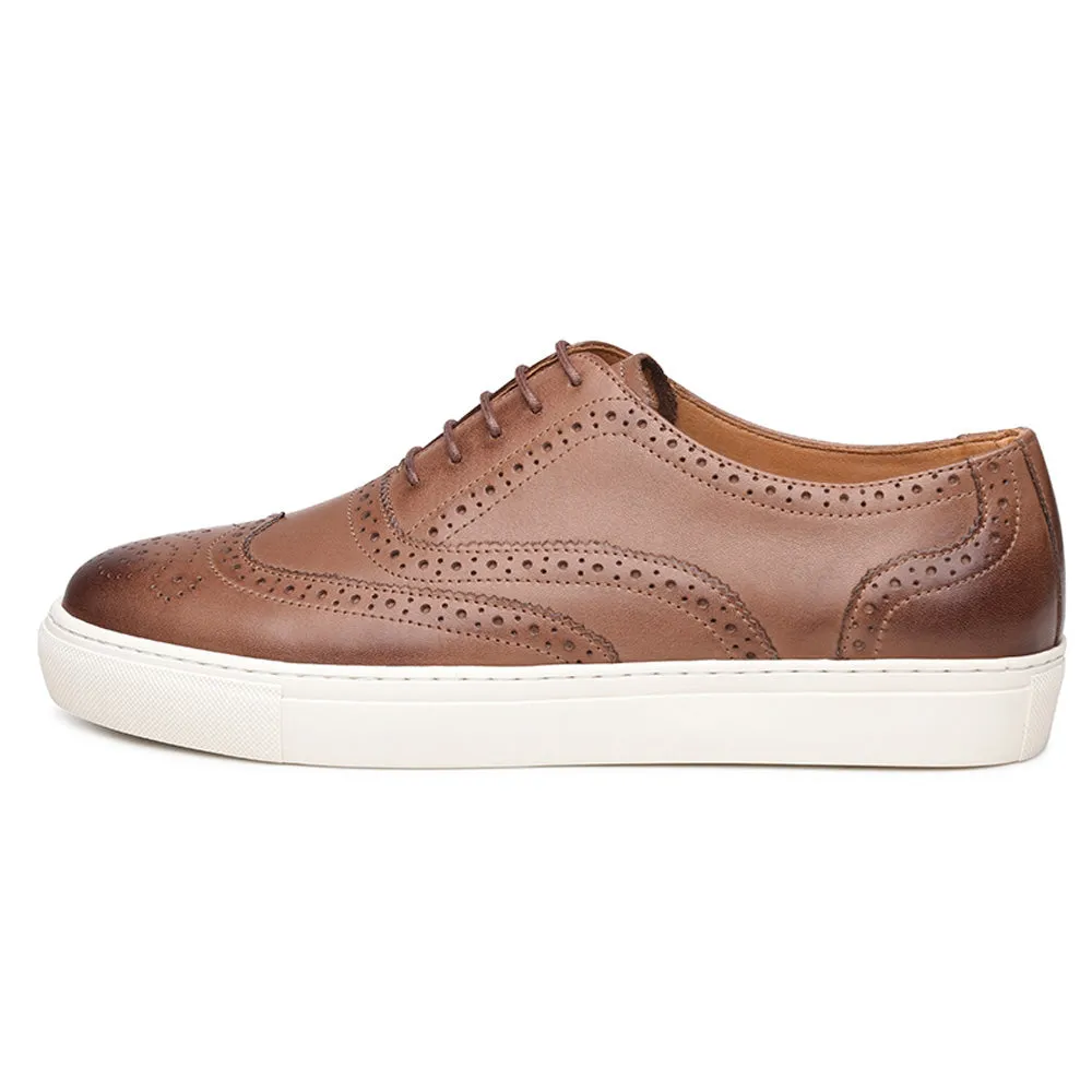 Cullen Tan Lace Up Formal Sneaker