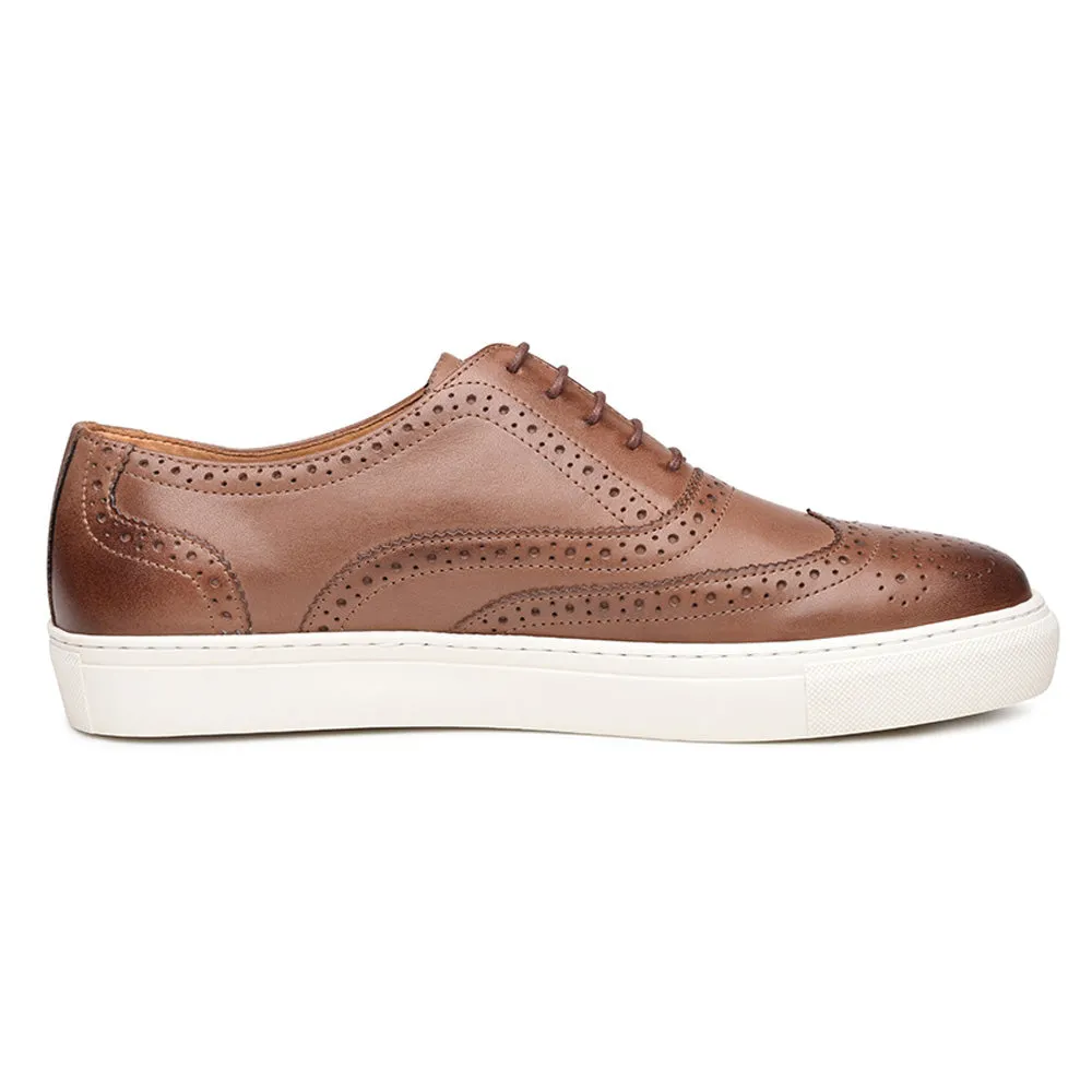 Cullen Tan Lace Up Formal Sneaker