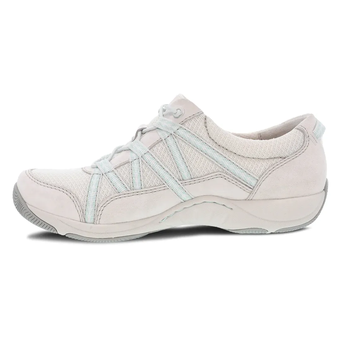 Dansko Women's Harlyn Ecru Suede Sneaker 4854619434