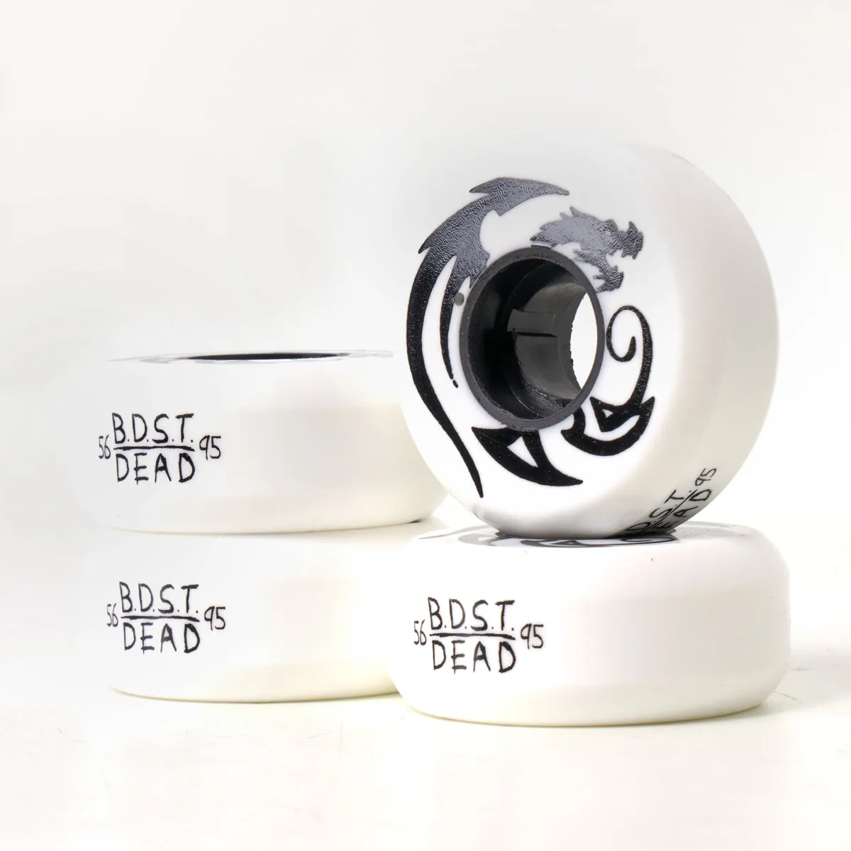 Dead X BDST 56mm 95a Wheels (Black Dragon Skate Team)