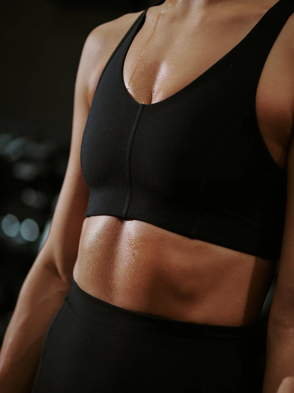 FEMME FATALE Sports Bra Black