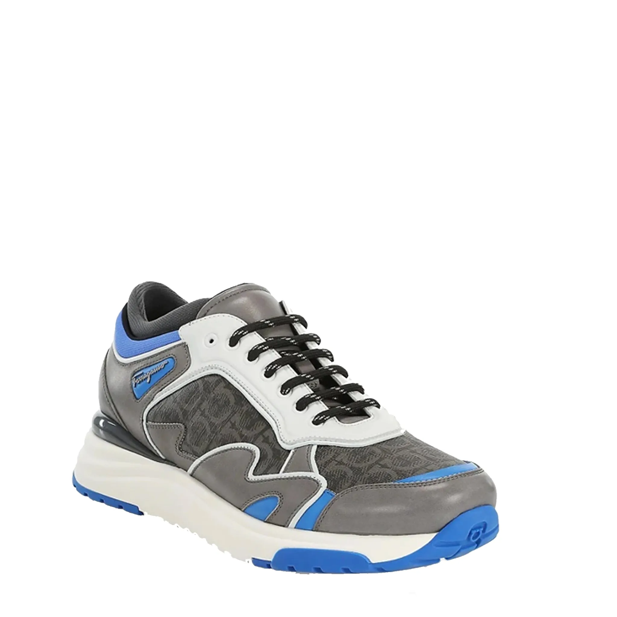 Ferragamo Leather Logo Sneakers for Men