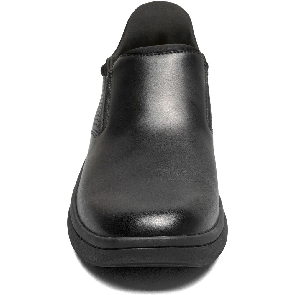 Florsheim Fleet Black Smooth Plain Toe Slip-On Men's Sneaker