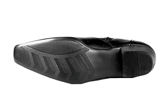Formal Faux Leather Men's Height Increasing Boots-Unique and Classy