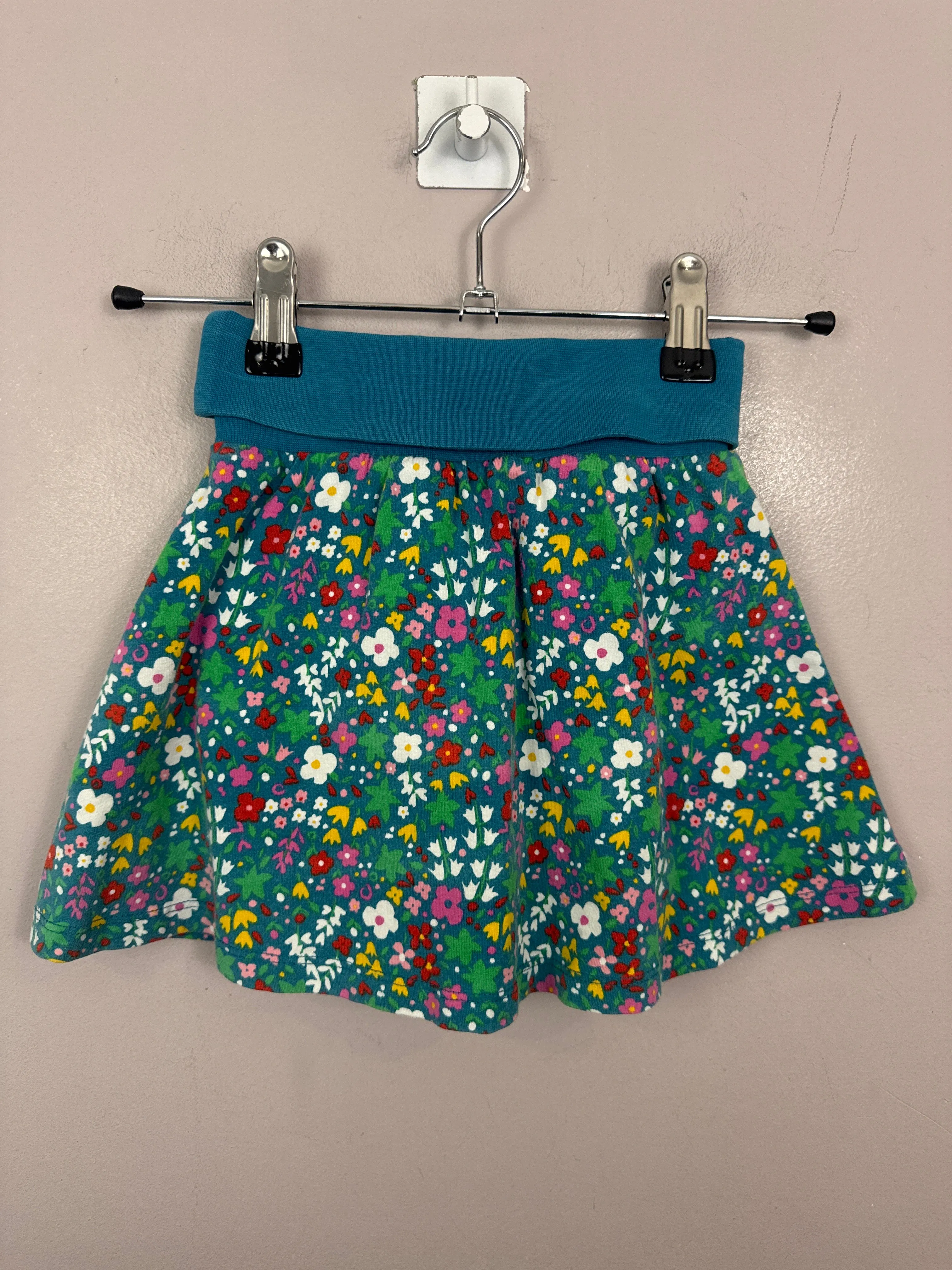 Frugi teal spring skort 2-3y