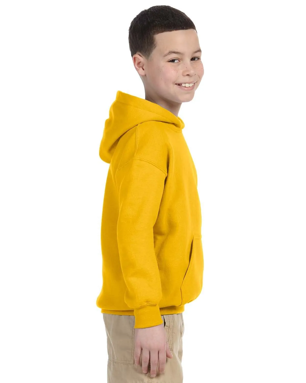 Gildan Youth Lightweight 50/50 Hoodie | Gold