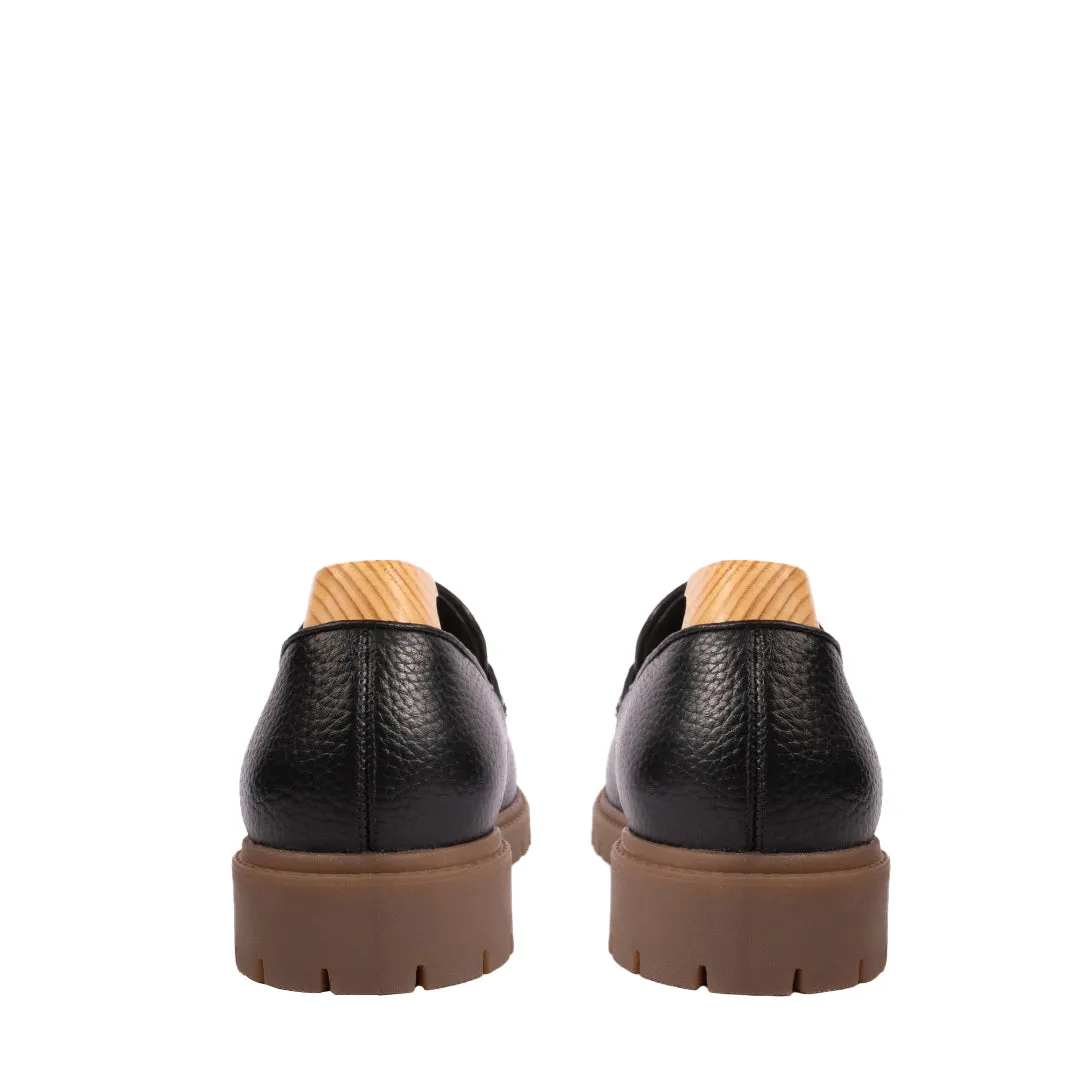 Goswell Milled Black Slip Ons