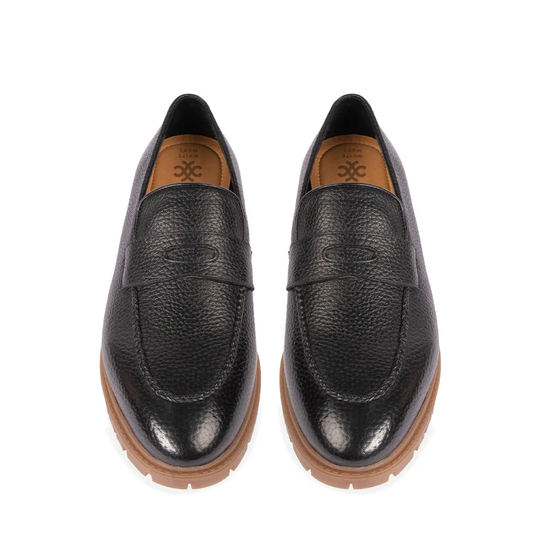 Goswell Milled Black Slip Ons