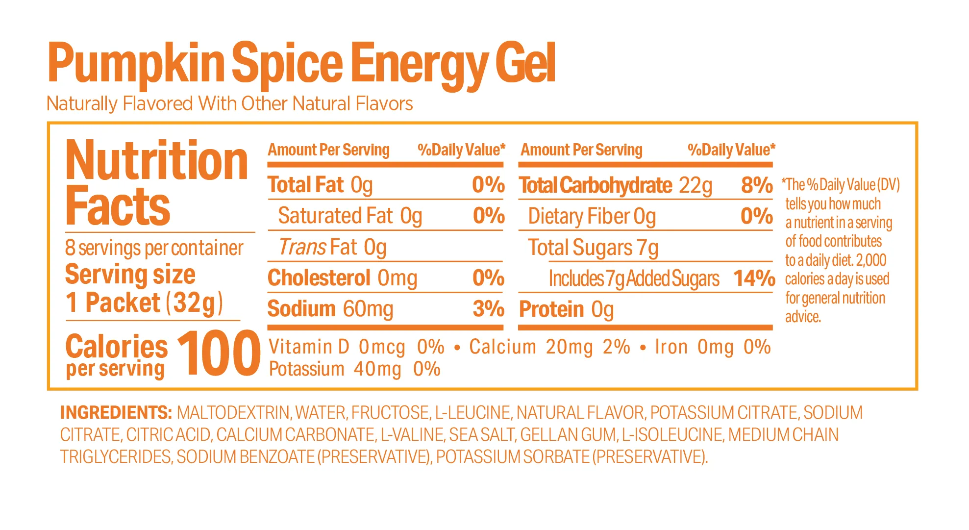 GU Energy Box Pumpkin Spice