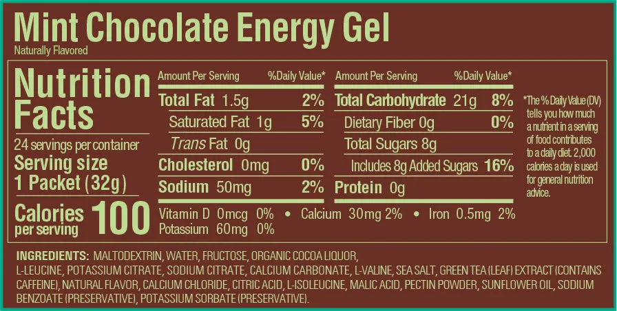 GU Energy Gel, Mint Chocolate